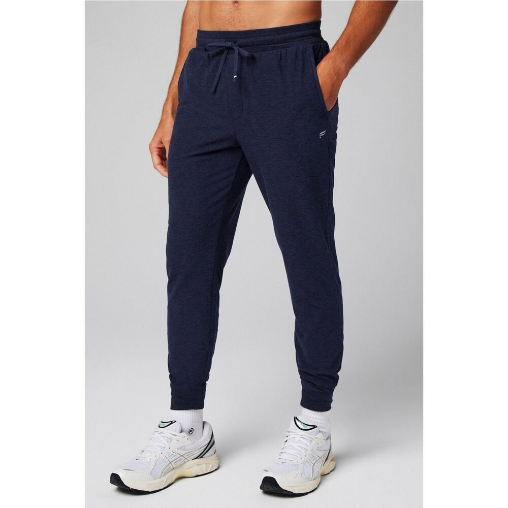 Fabletics The Cloud Jersey Jogger Deep Navy Size Large NWT New